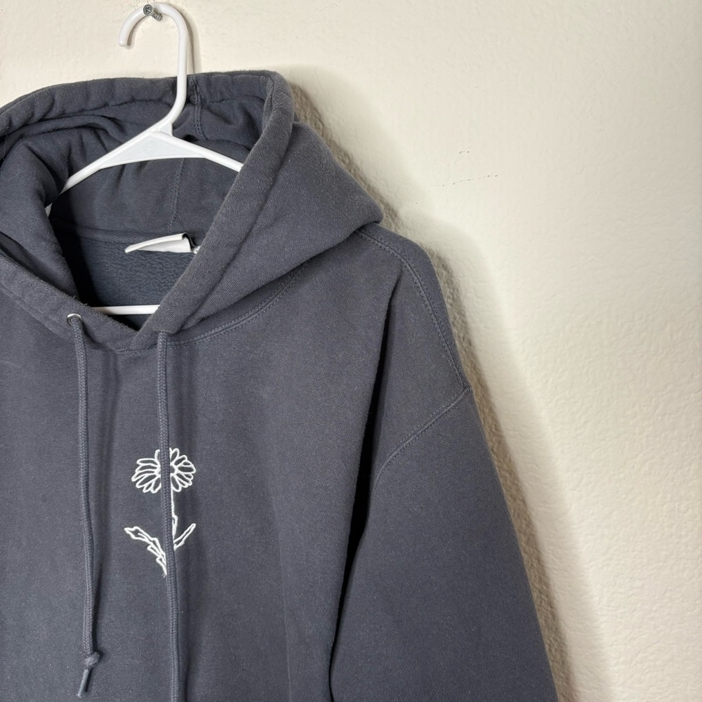 OBEY Hoodie with Flower Embroidery - Picture 3 of 8